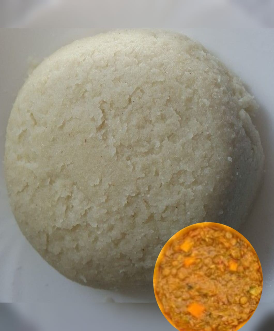 Ugali with kamande